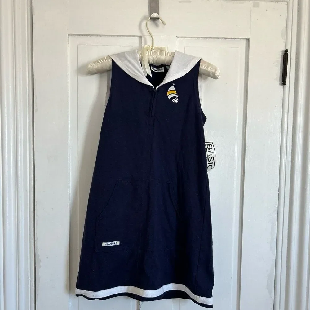 Vintage 90’s Nautical Dress 6Y / sized 10